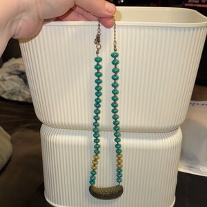 Chic Beaded Necklace with Pendant